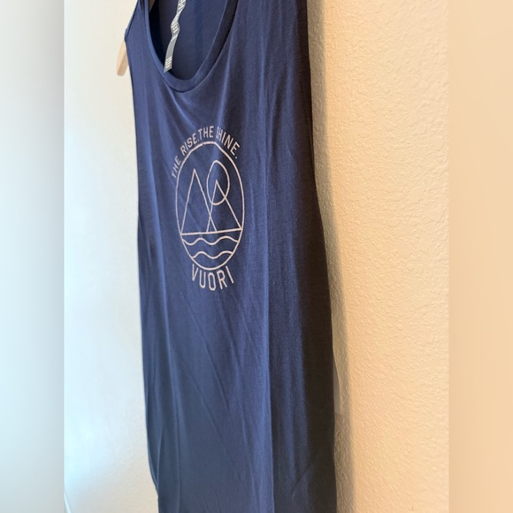 Vuori The Rise The Shine Muscle Tank Midnight Navy Women’s Medium NWT - Picture 2 of 7